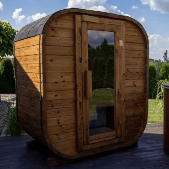sauna ogrodowa beczka 160