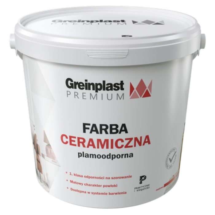 Farba Ceramiczna Greinplast Premium Biała FWC 5L