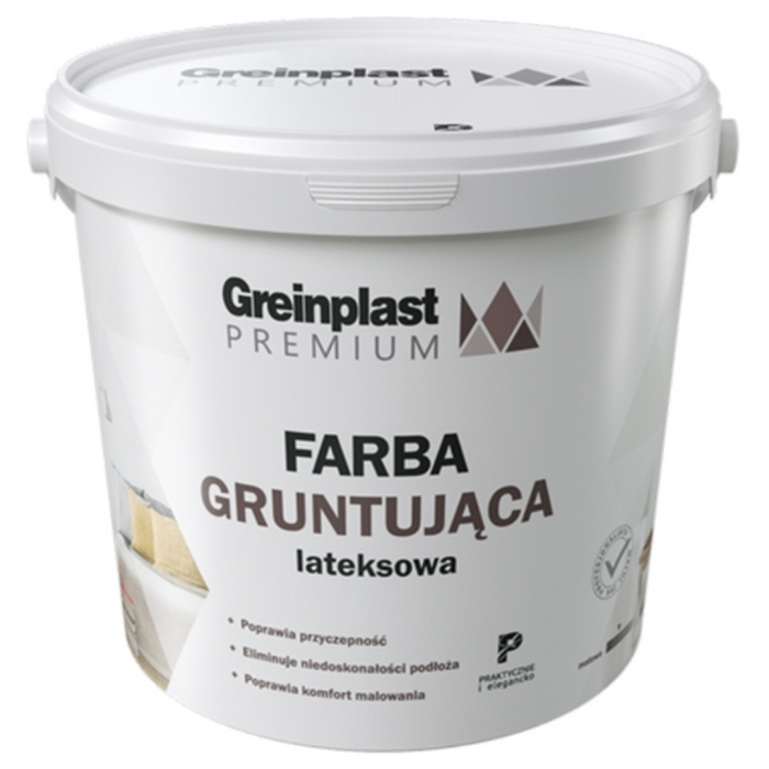 Farba Gruntująca Greinplast Premium 5L BIAŁA