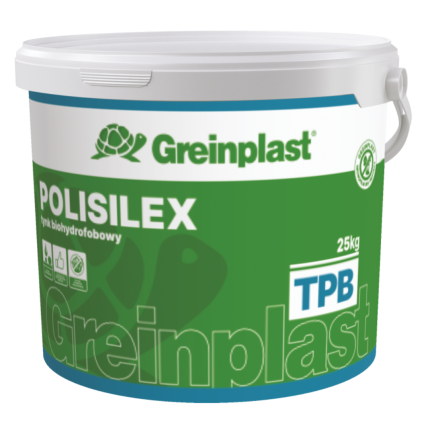 Tynk biohydrofobowy baranek biały TPB 25kg